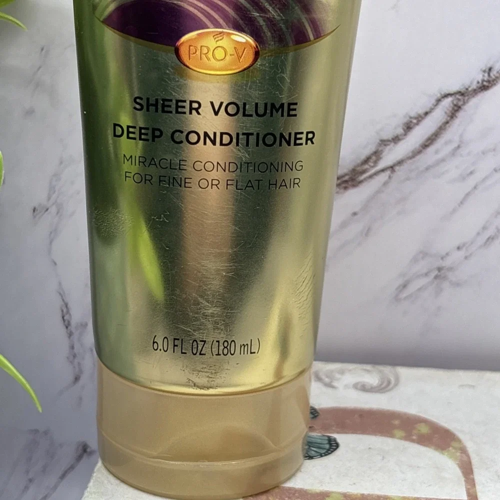 Pantene Pro-V 3 Minute Miracle Sheer Volume Deep Conditioner 6oz 180mL